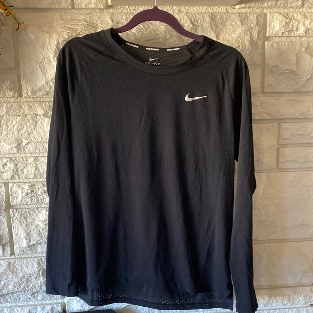 đź–¤Nike Black Dri-Fit Running Top - Large - Picture 1 of 7